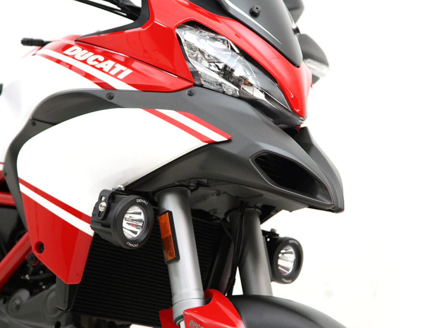 Denali - Soporte para Faros de Conducción para Ducati Multistrada 1200 ('10-'18) y Multistrada 950 ('17-'18)