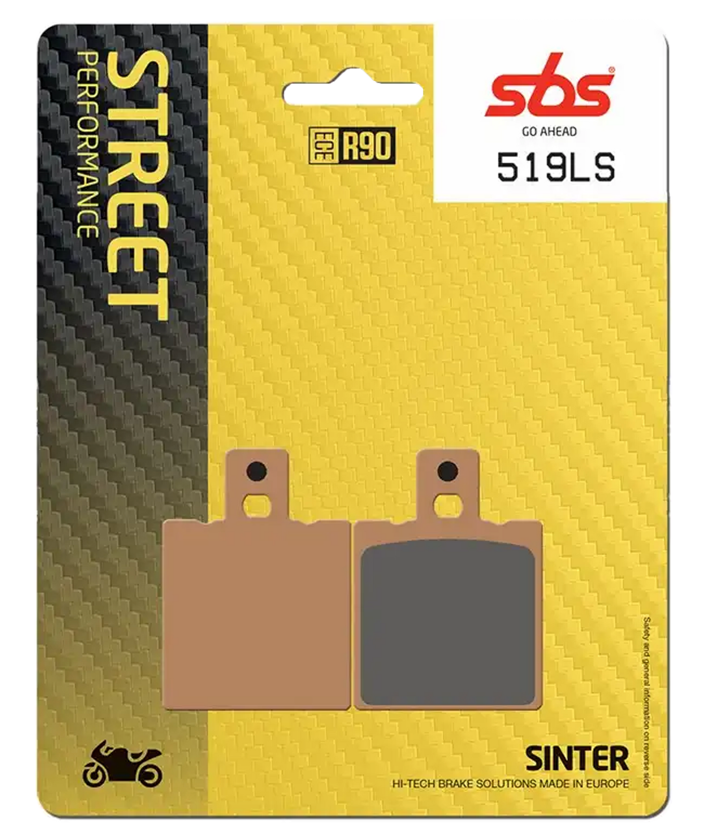 519LS, Pastilla trasera, Sinterizado