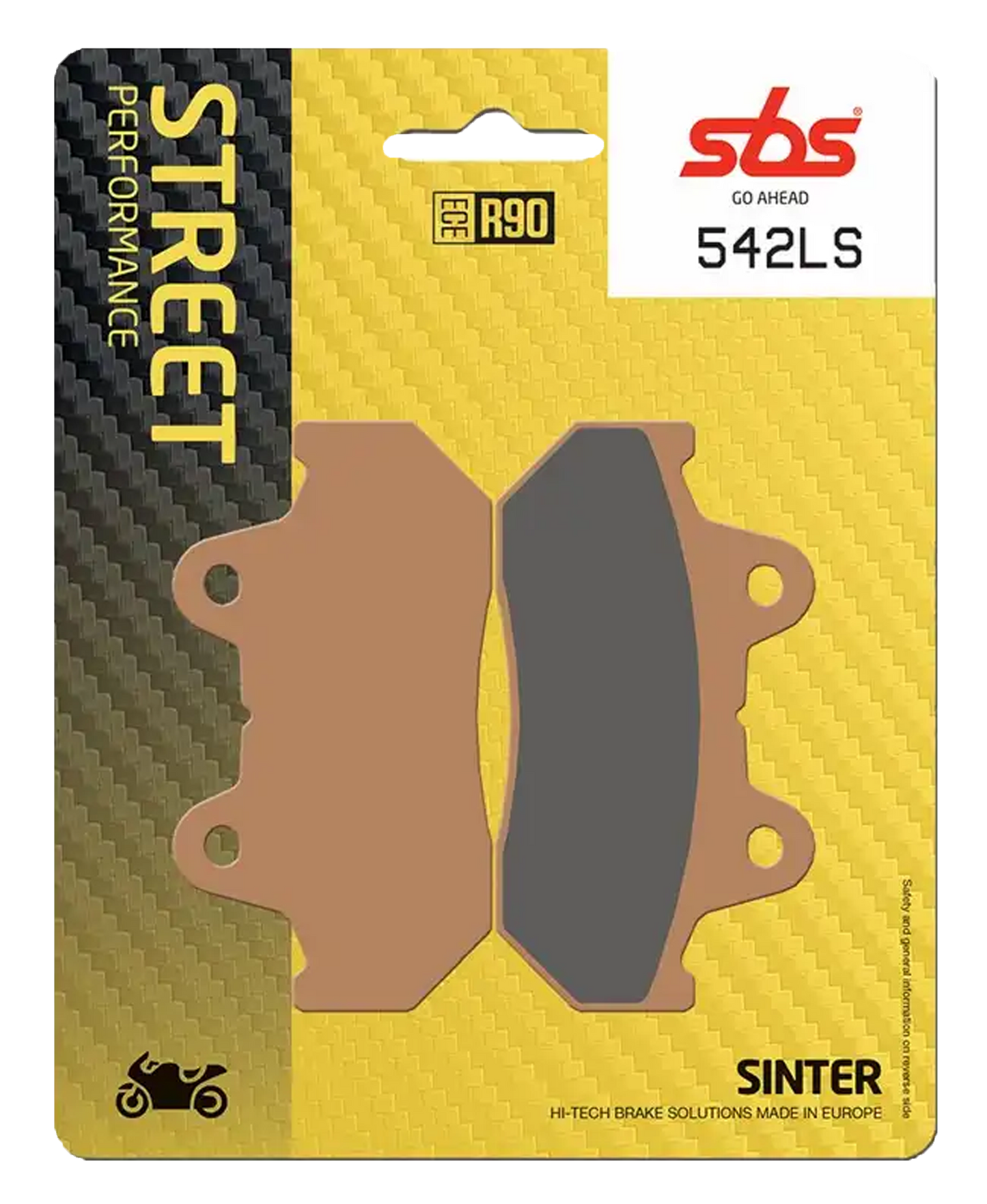 542LS, Pastilla trasera, Sinterizado