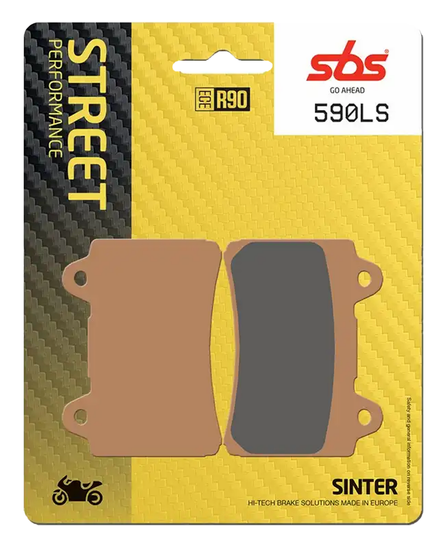 590LS, Pastilla trasera, Sinterizado