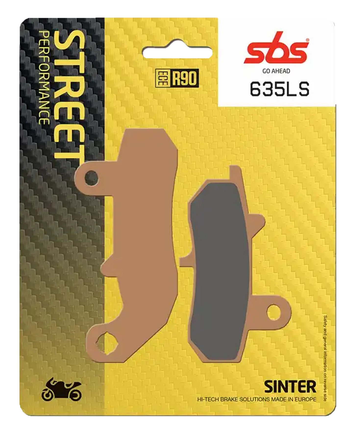 635LS, Pastilla trasera, Sinterizado