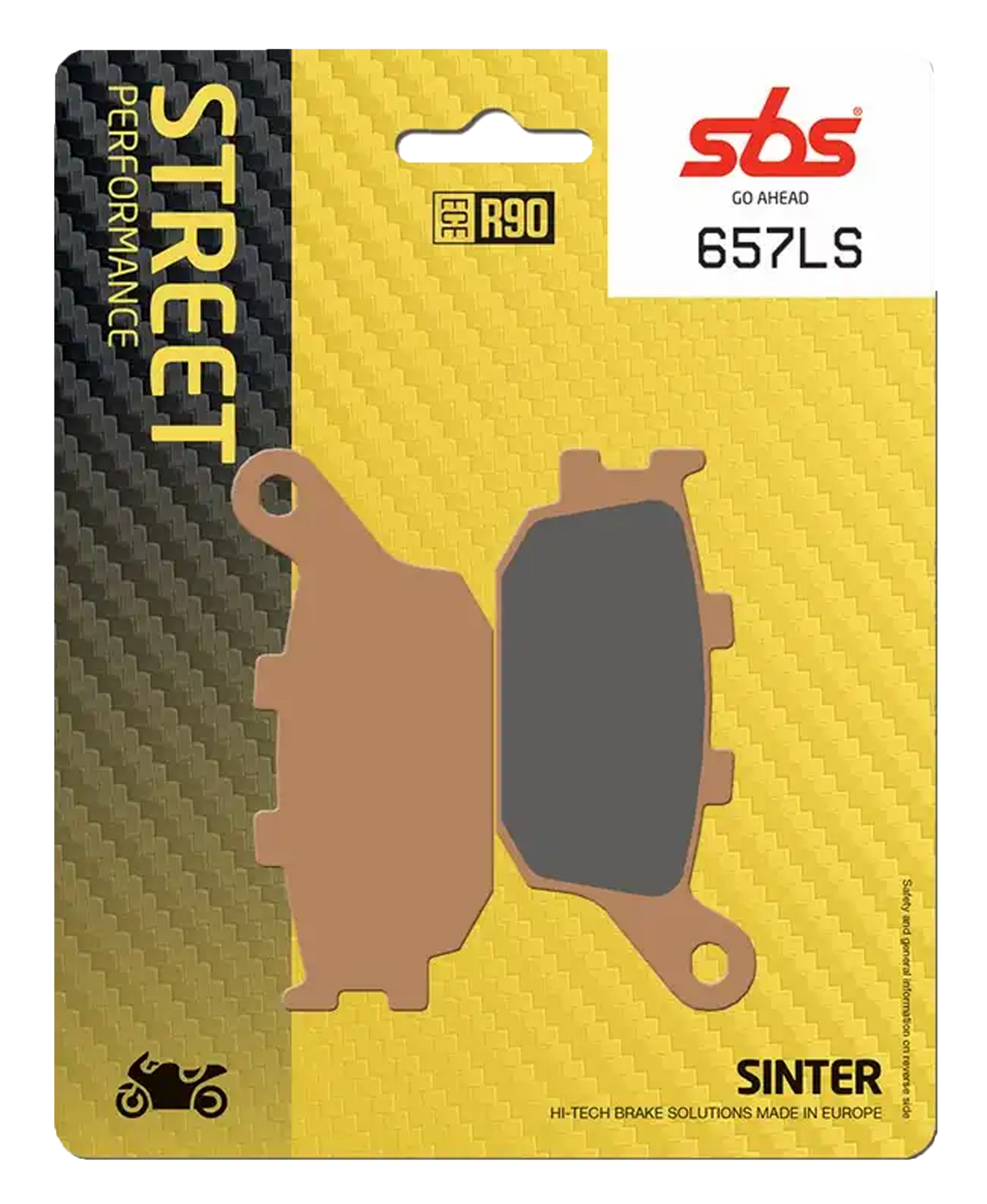 657LS, Pastilla trasera, Sinterizado