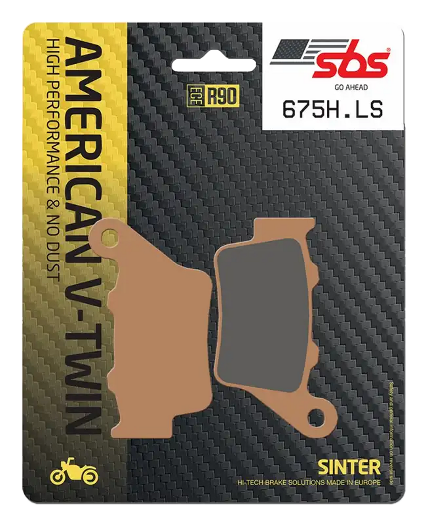 675H.LS, Pastilla trasera, Sinterizado