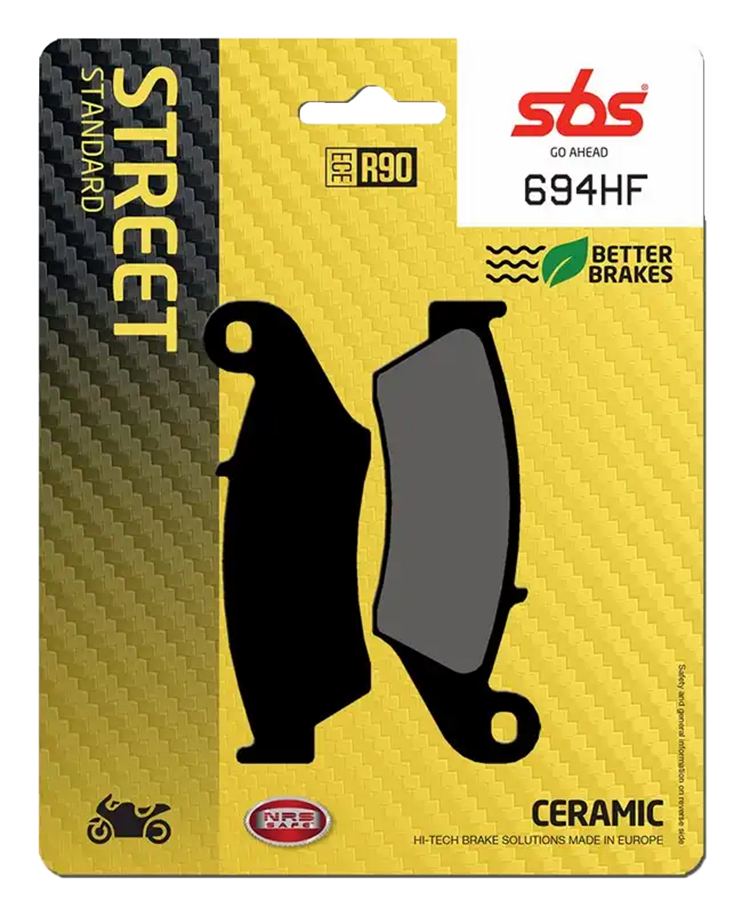 694HF, Pastilla frontal, Cerámica