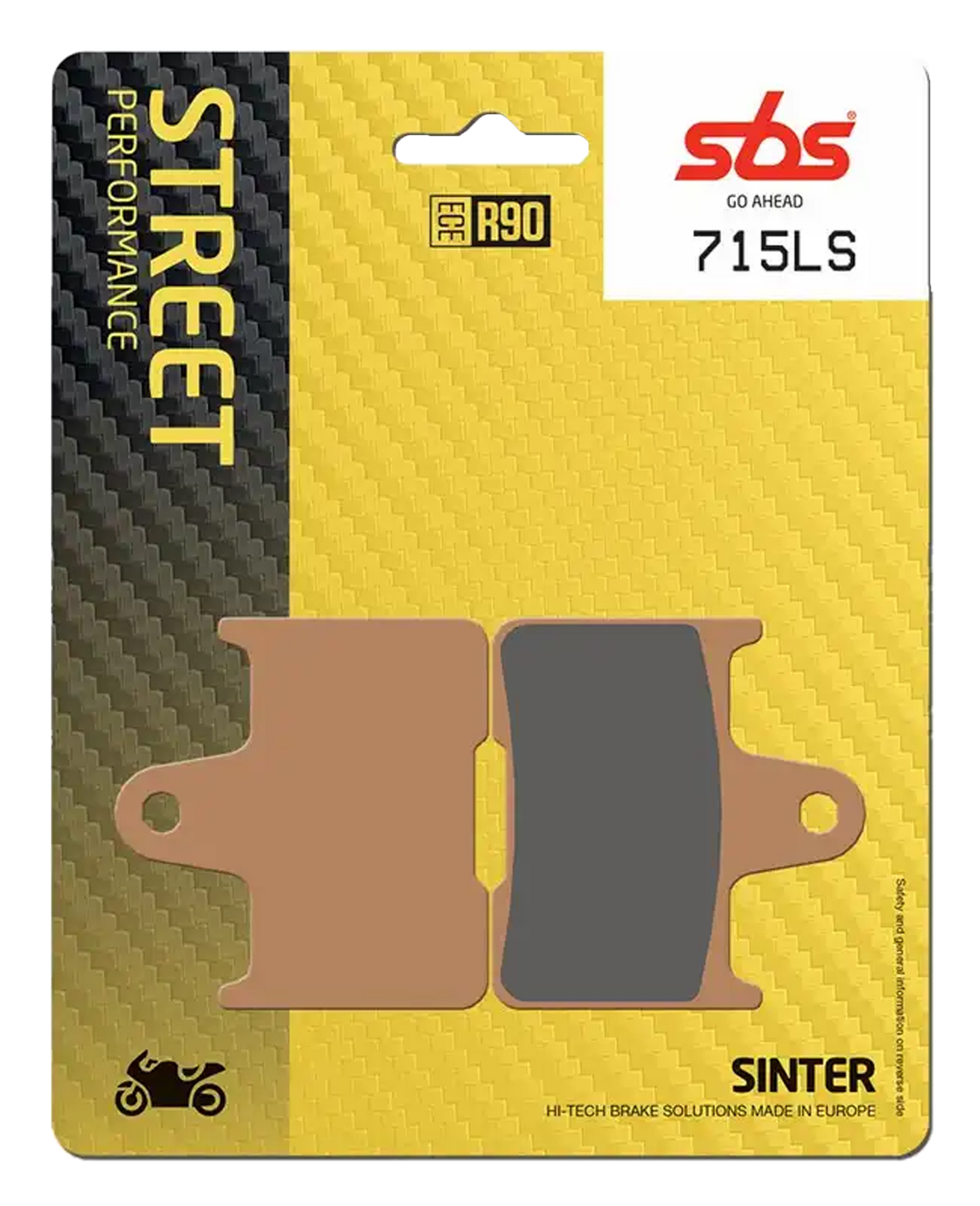 715LS, Pastilla trasera, Sinterizado