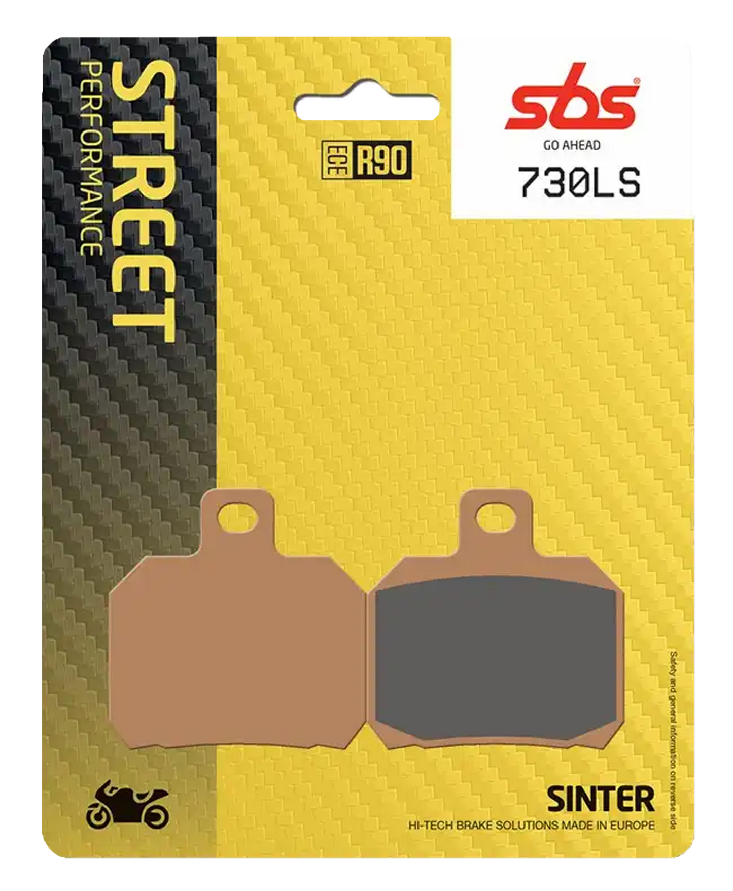 730LS, Pastilla trasera, Sinterizado