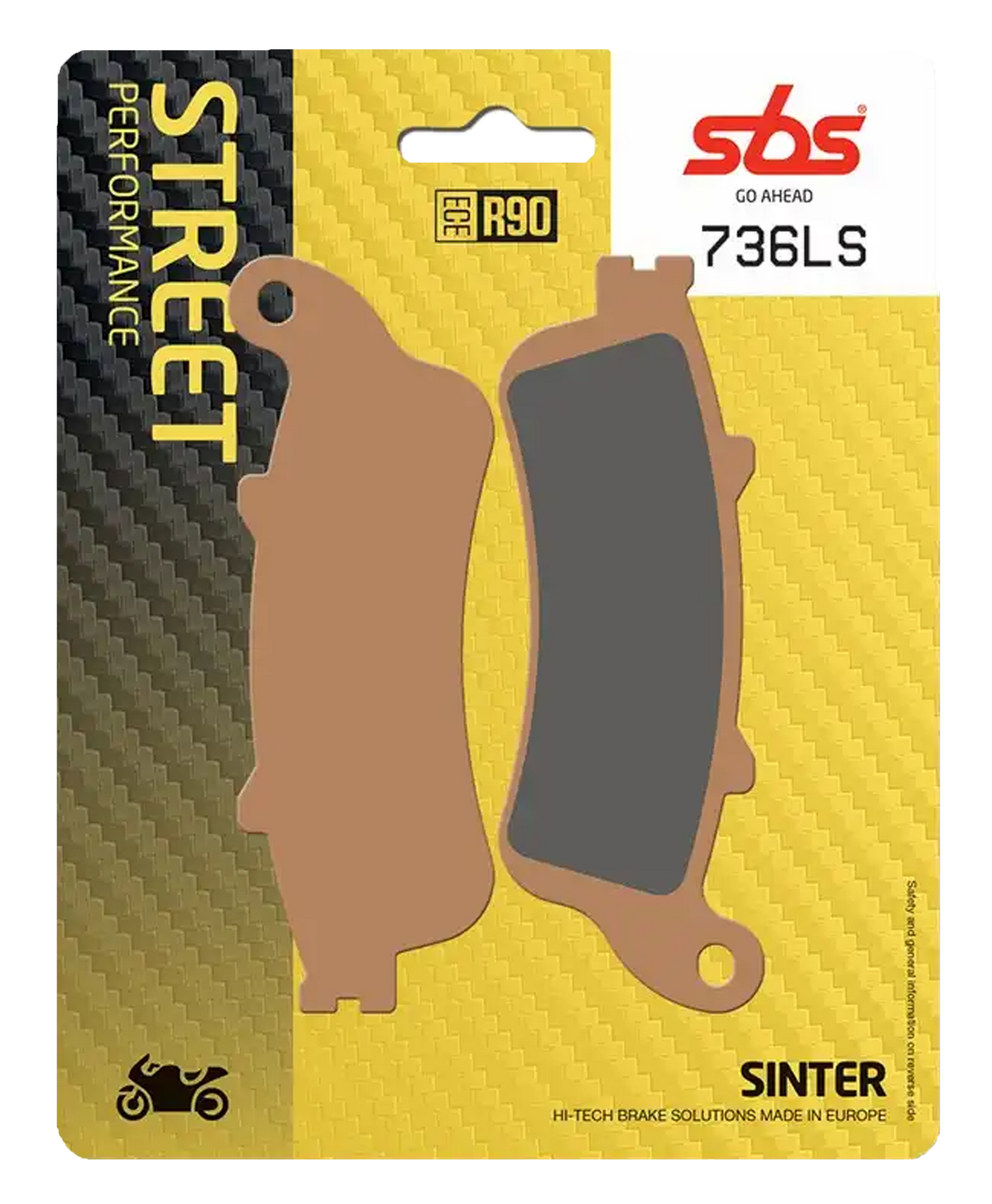 736LS, Pastilla trasera, Sinterizado