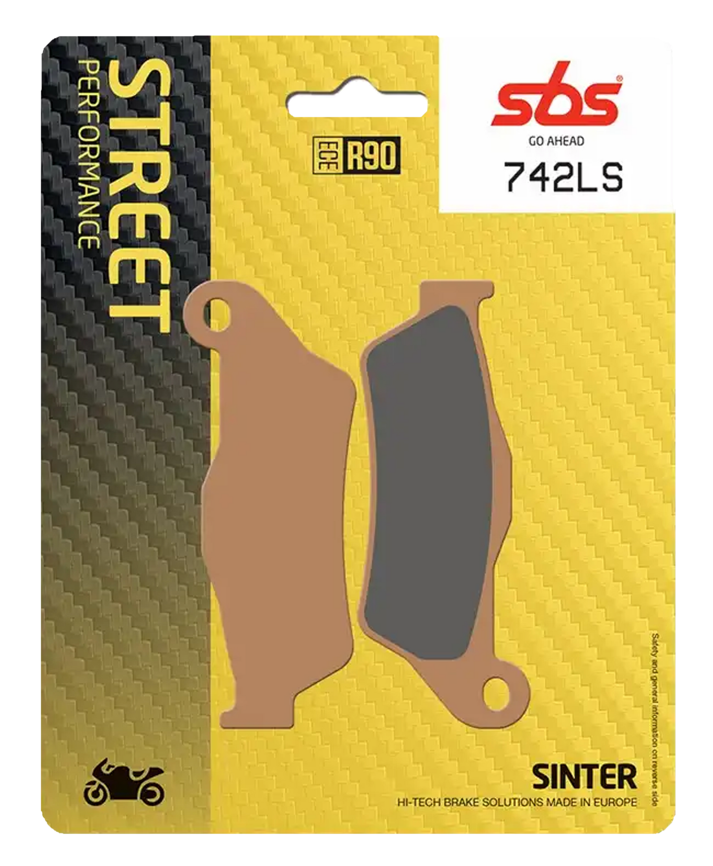 742LS, Pastilla trasera, Sinterizado