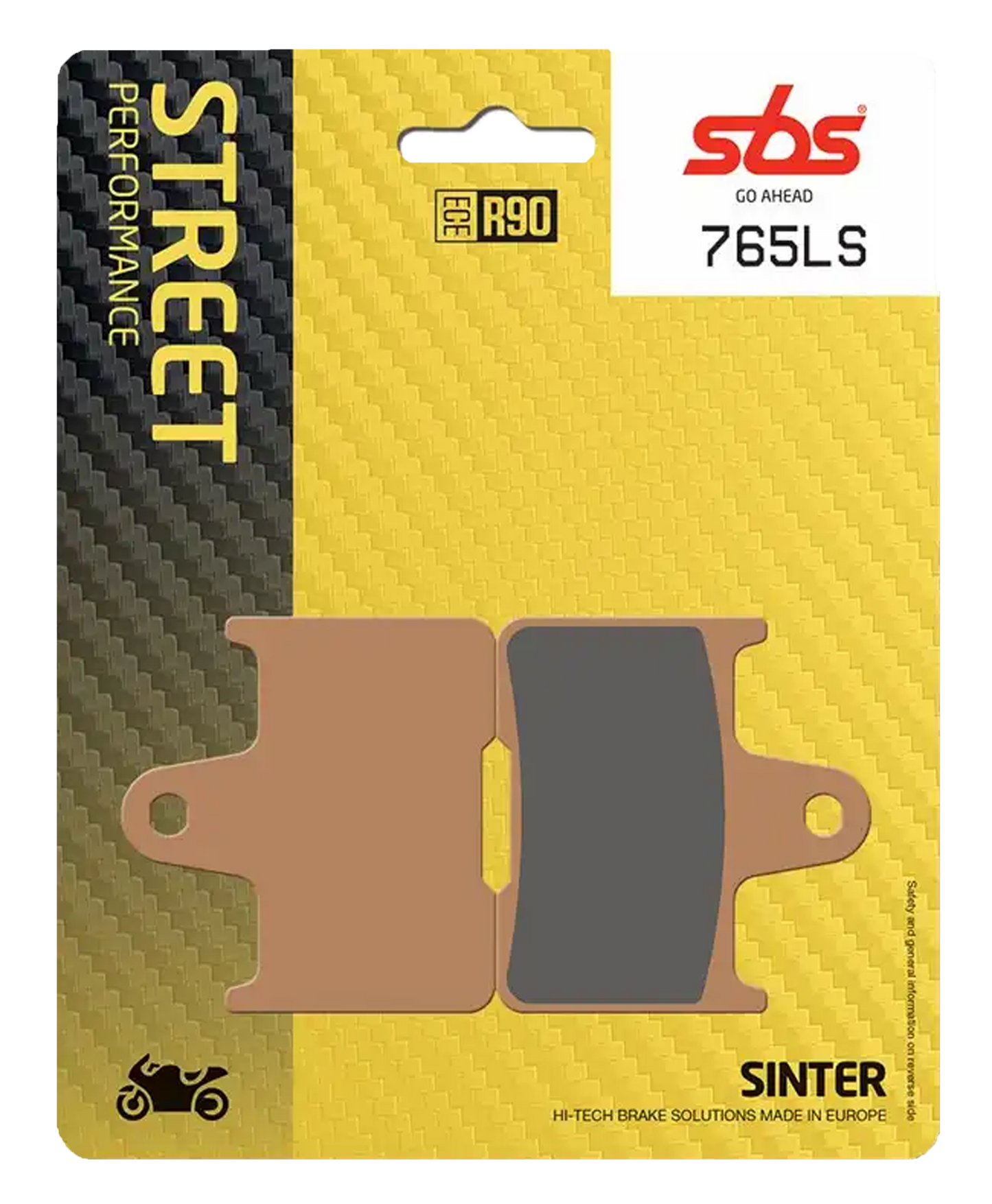 765LS, Pastilla trasera, Sinterizado