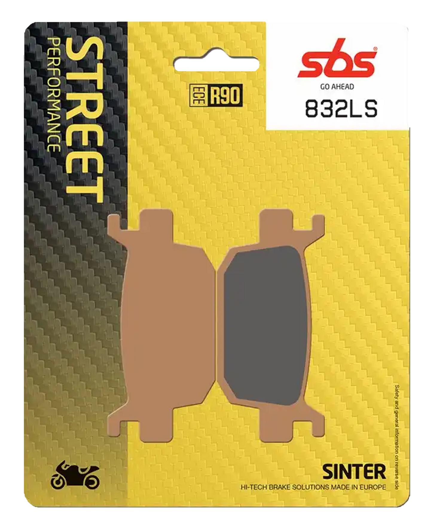 833LS, Pastilla trasera, Sinterizado