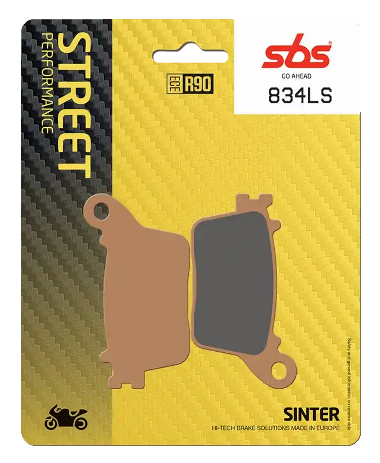 834LS, Pastilla trasera, Sinterizado