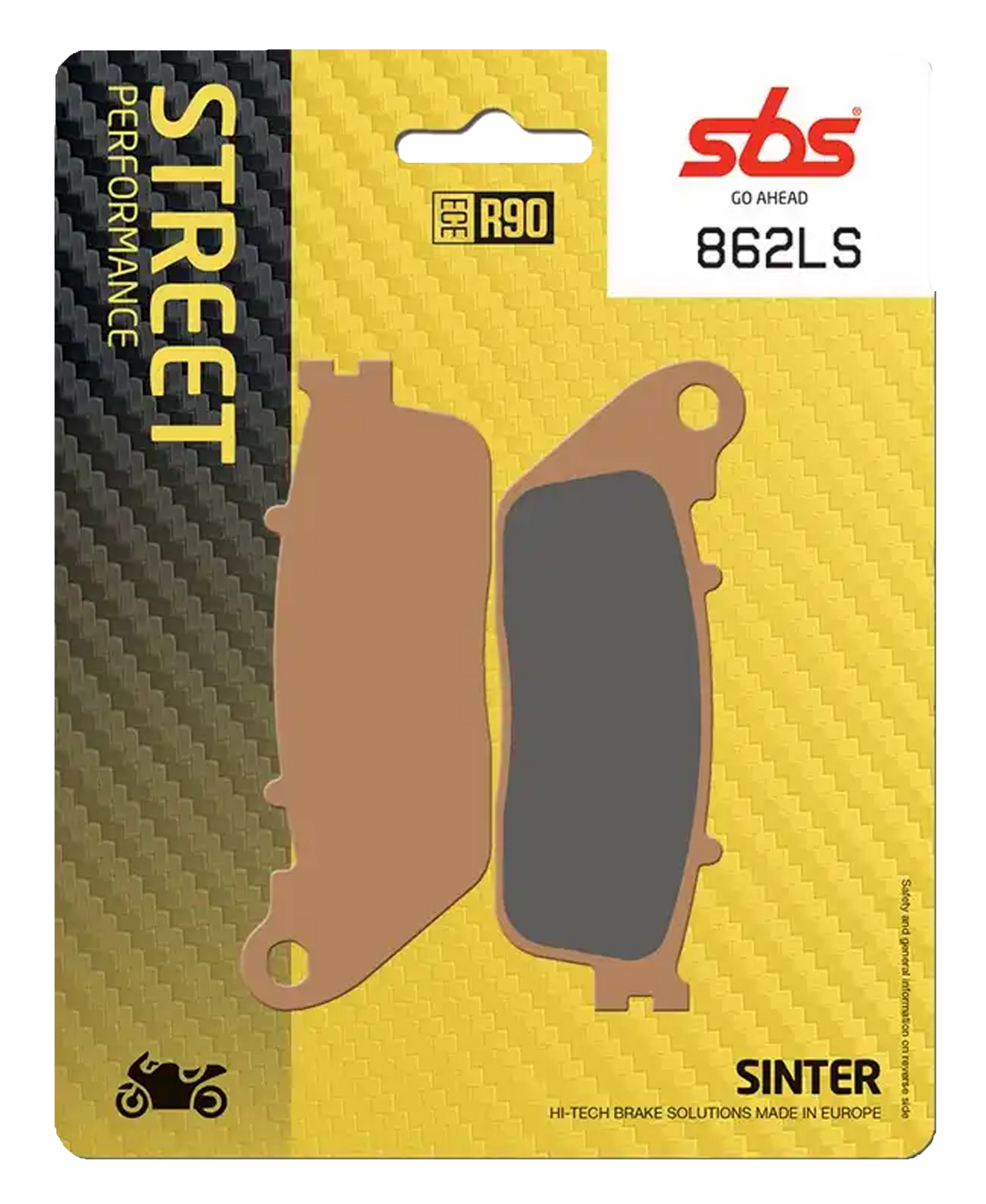 862LS, Pastilla trasera, Sinterizado