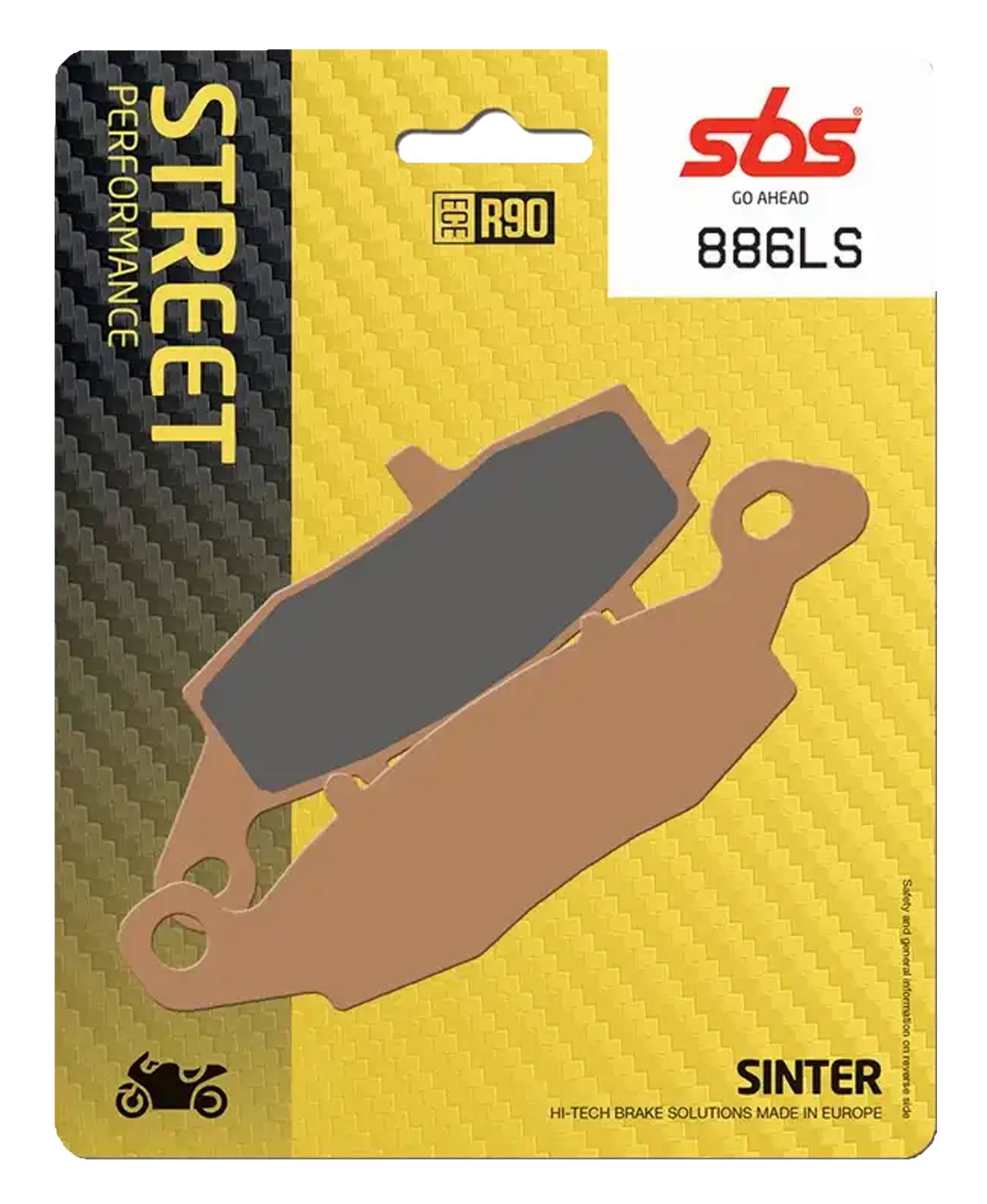 886LS, Pastilla trasera, Sinterizado