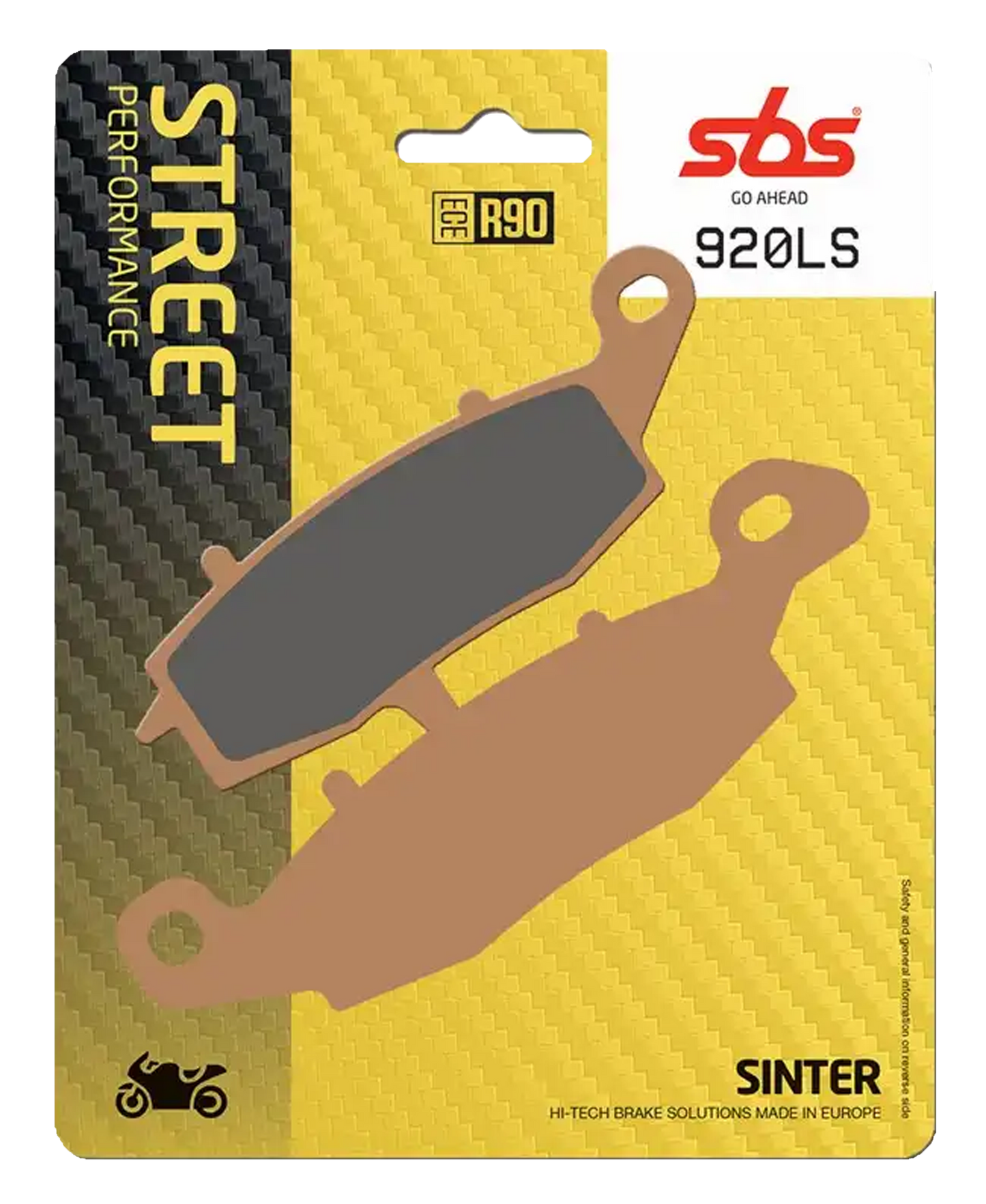 920LS, Pastilla trasera, Sinterizado