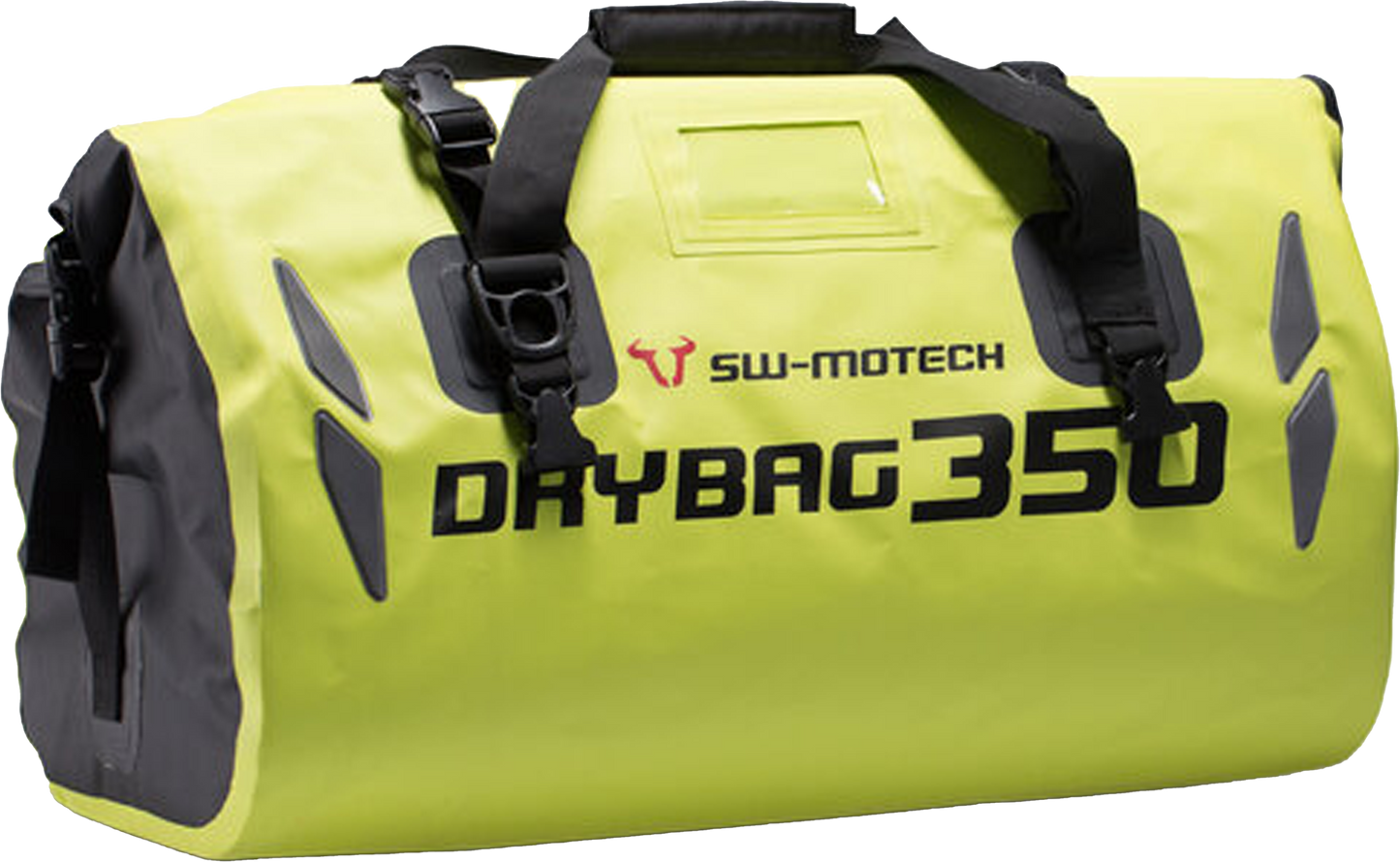 Bolsa trasera Drybag 350. Lona. Impermeable. Amarillo neón. 35L.