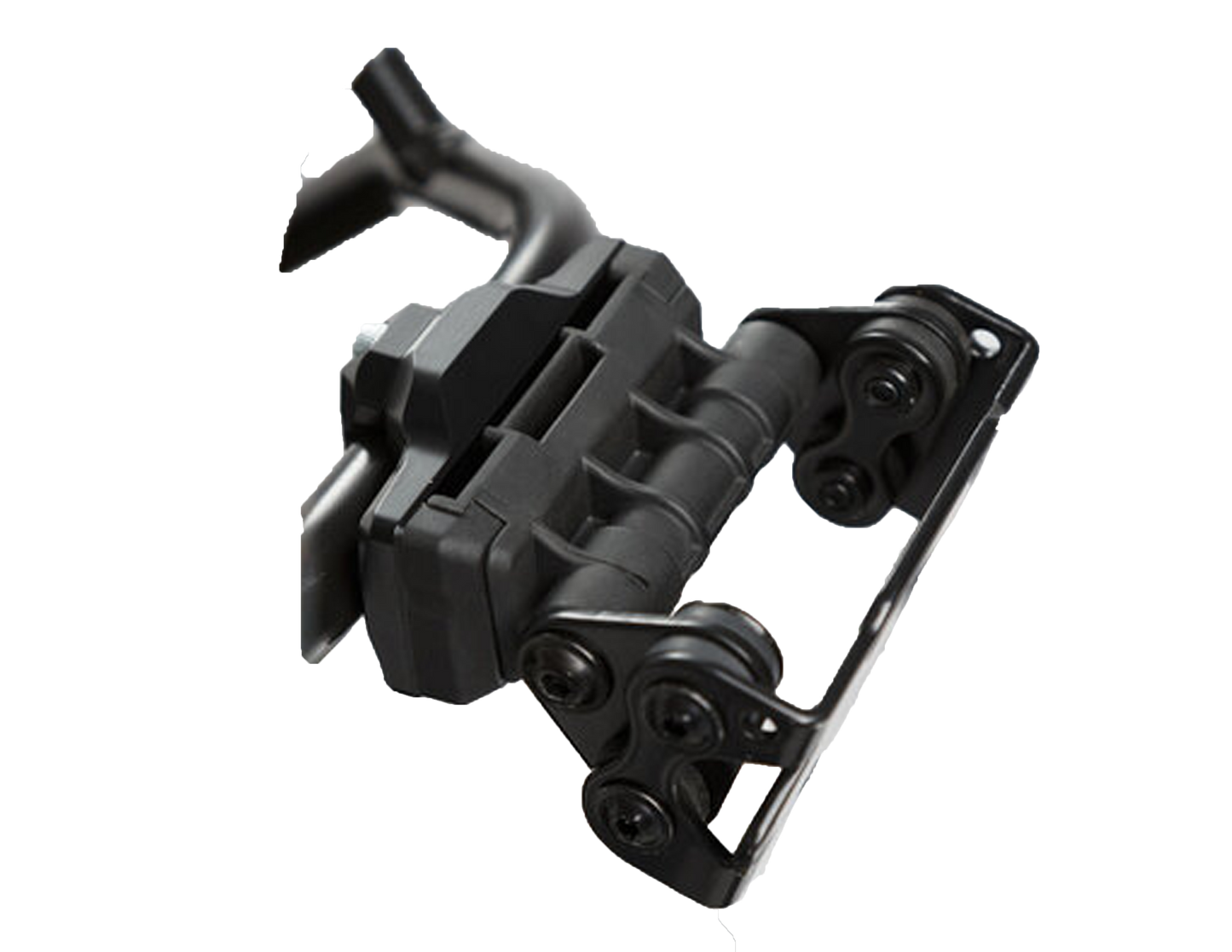 Soporte de GPS QUICK-LOCK Negro. Amortiguador Barra-Ø 13 mm + 16 mm