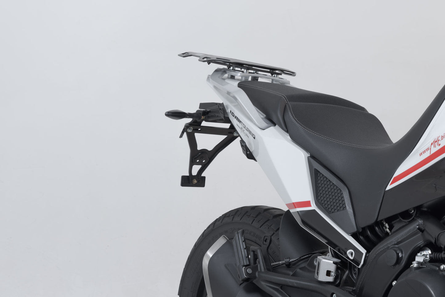 SW-MOTECH Soporte lateral PRO Negro. Moto Morini X-Cape 650 (21-).