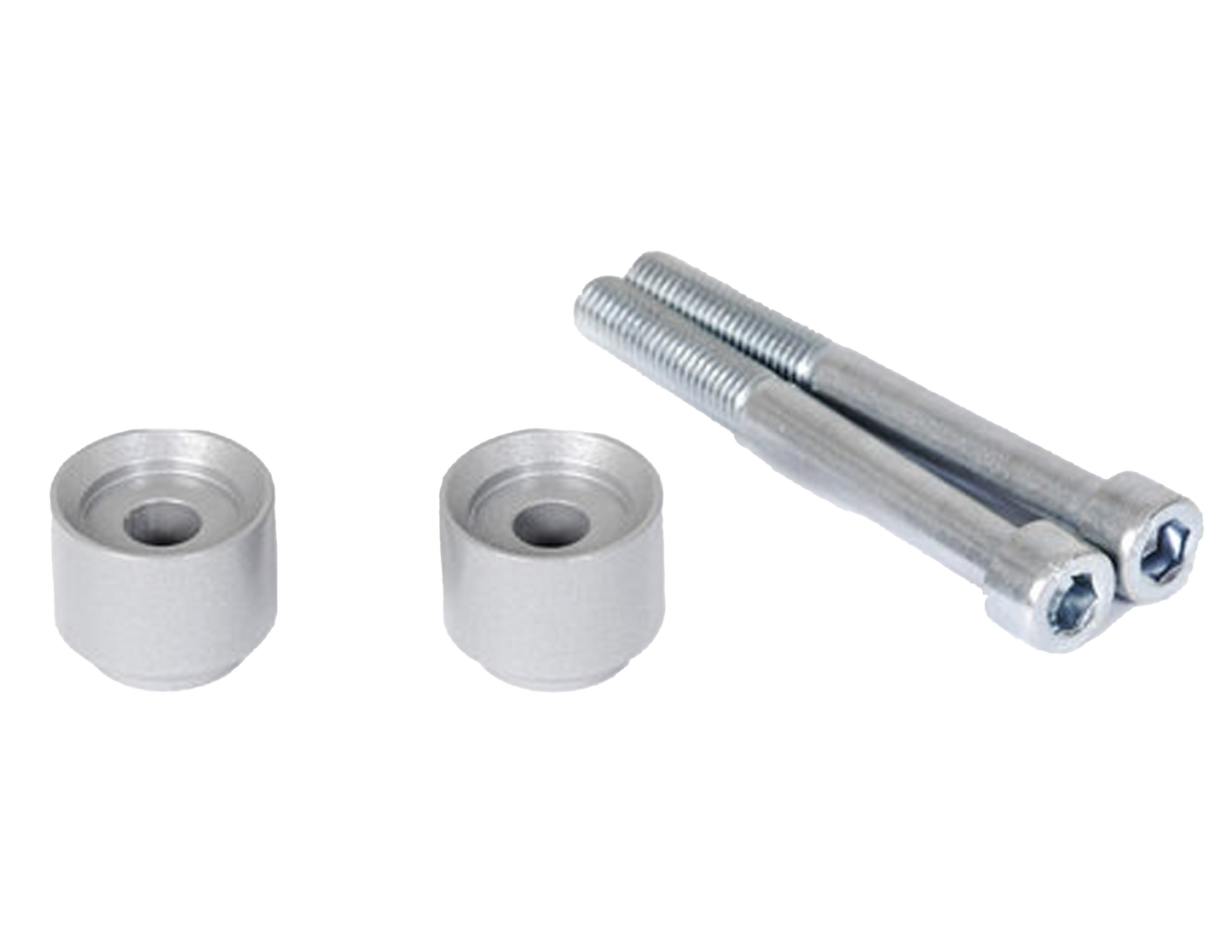 Elevador de manillar. h=20 mm. Plateado. BMW F 650/800 GS.