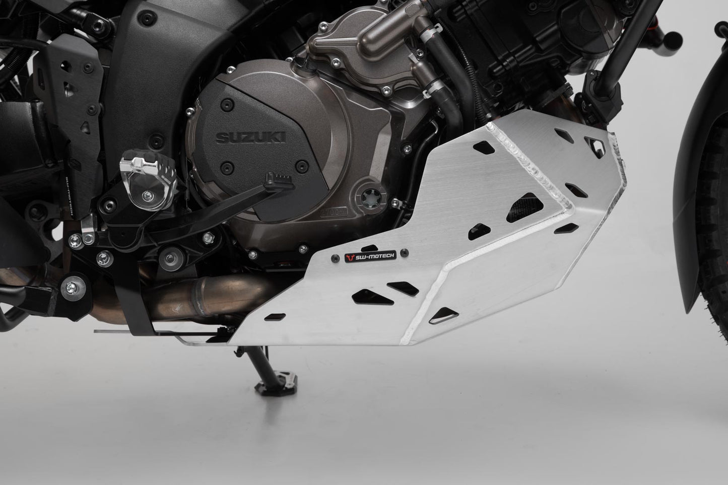 SW-MOTECH Protector de motor Plateado. Suzuki V-Strom 1050 (19-).