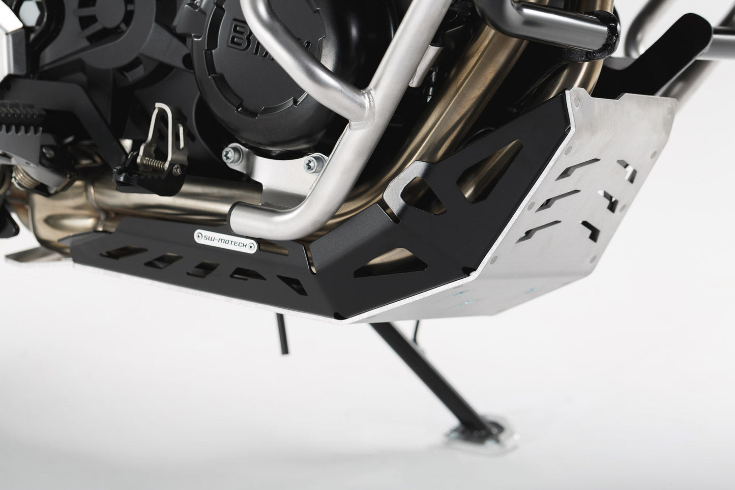 SW-MOTECH Protector de motor Negro/plateado. BMW modelos GS / Husqv. Nuda 900.