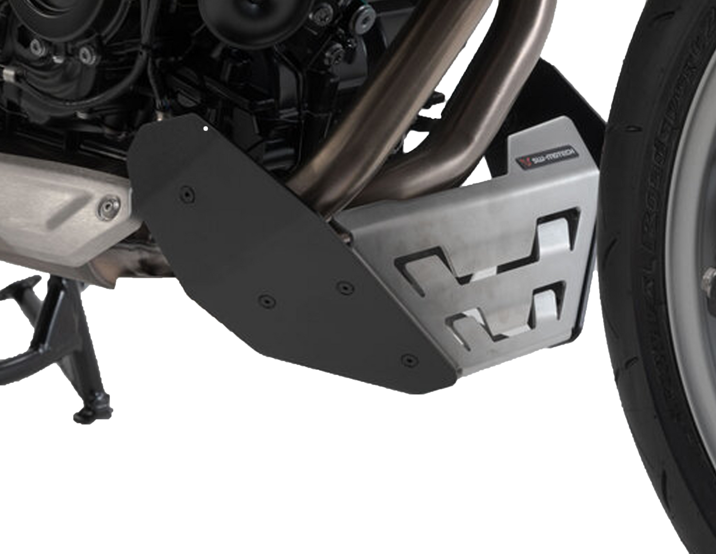 Protector de motor Negro/Plateado. BMW F 900 R / XR (19-).