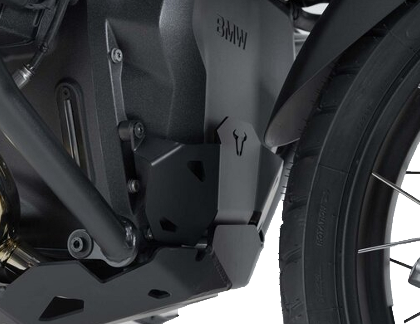 Extensión de protección para el motor. Negro. BMW R 1300 GS (23-)