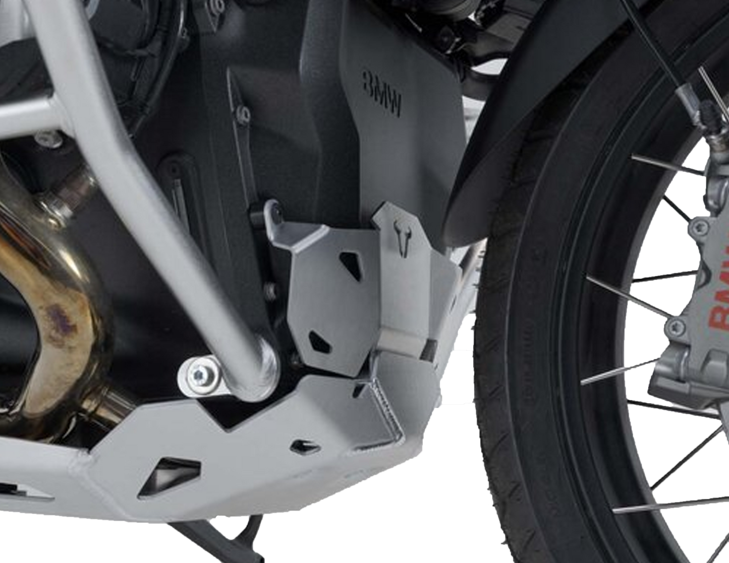 Extensión de protección para el motor. Plateado. BMW R 1300 GS (23-).