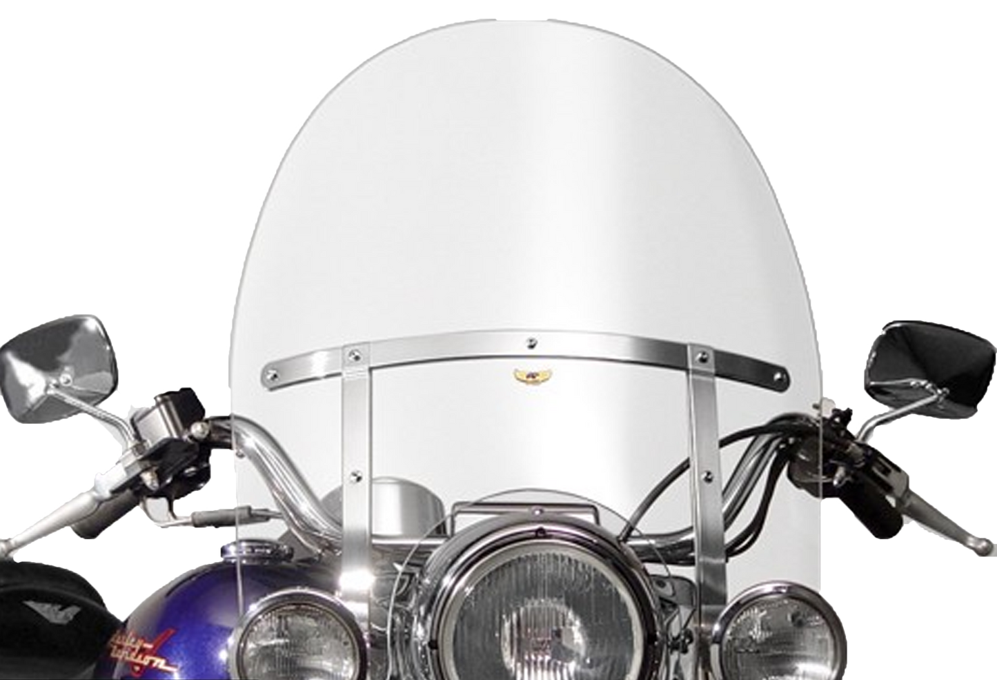 RPL SHIELD Q FLHR, 20" CL Parabrisas cristalino