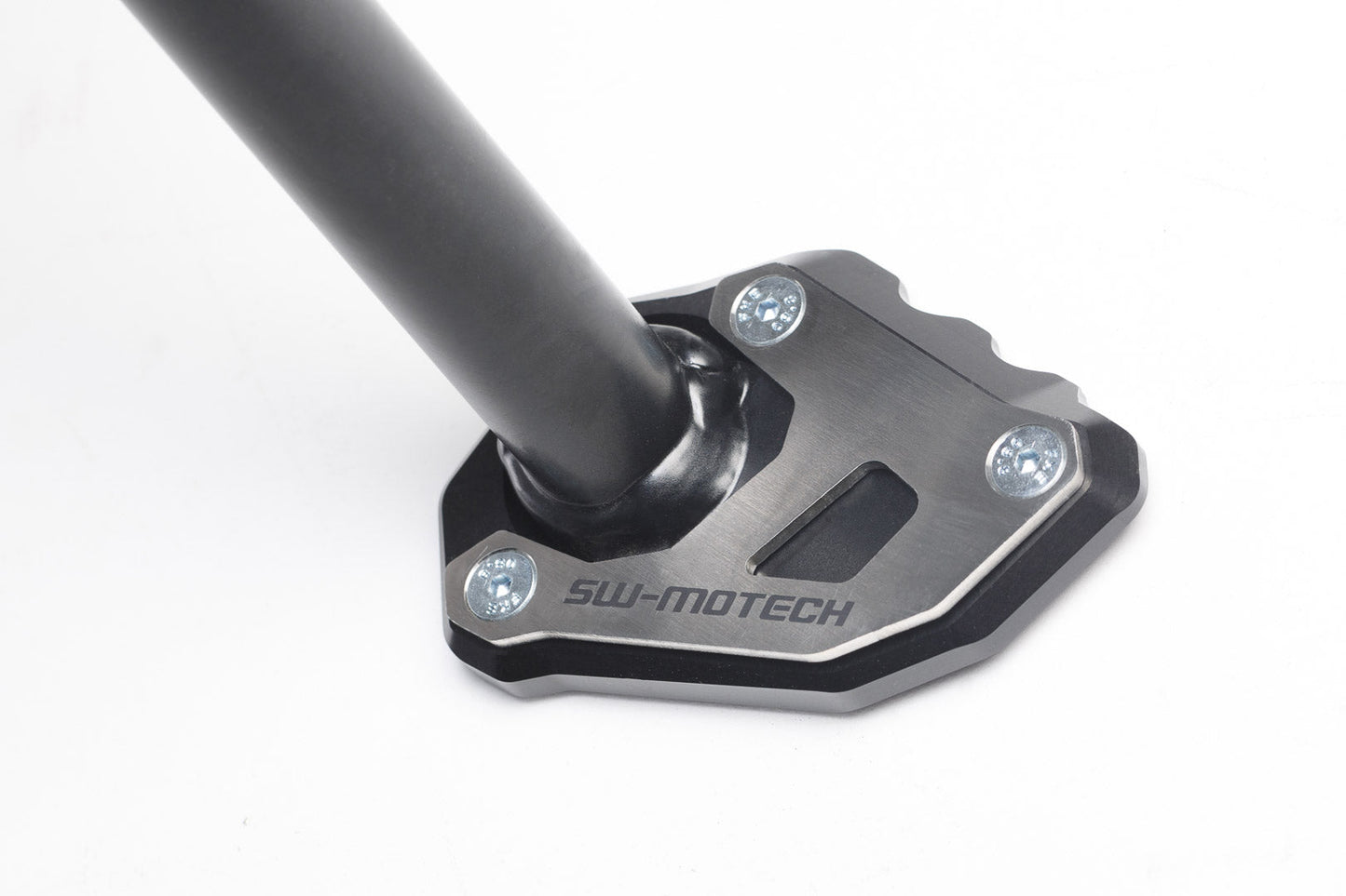 SW-MOTECH Extension para caballete lateral Negro/plateado. Modelos KTM.