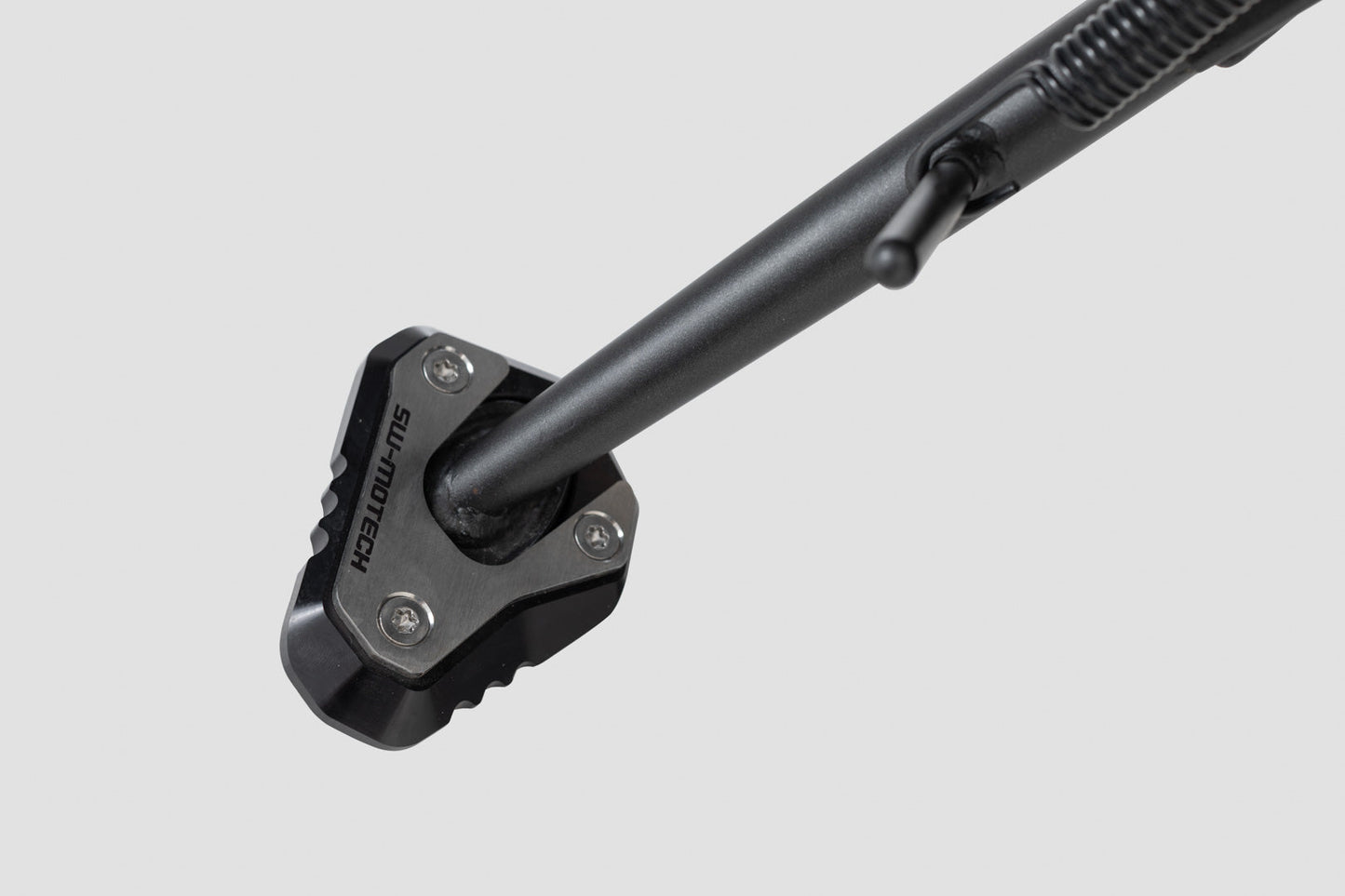 SW-MOTECH Extension para caballete lateral Negro/Plateado. Kawasaki Z900/ 1100 Ninja H2 SX.