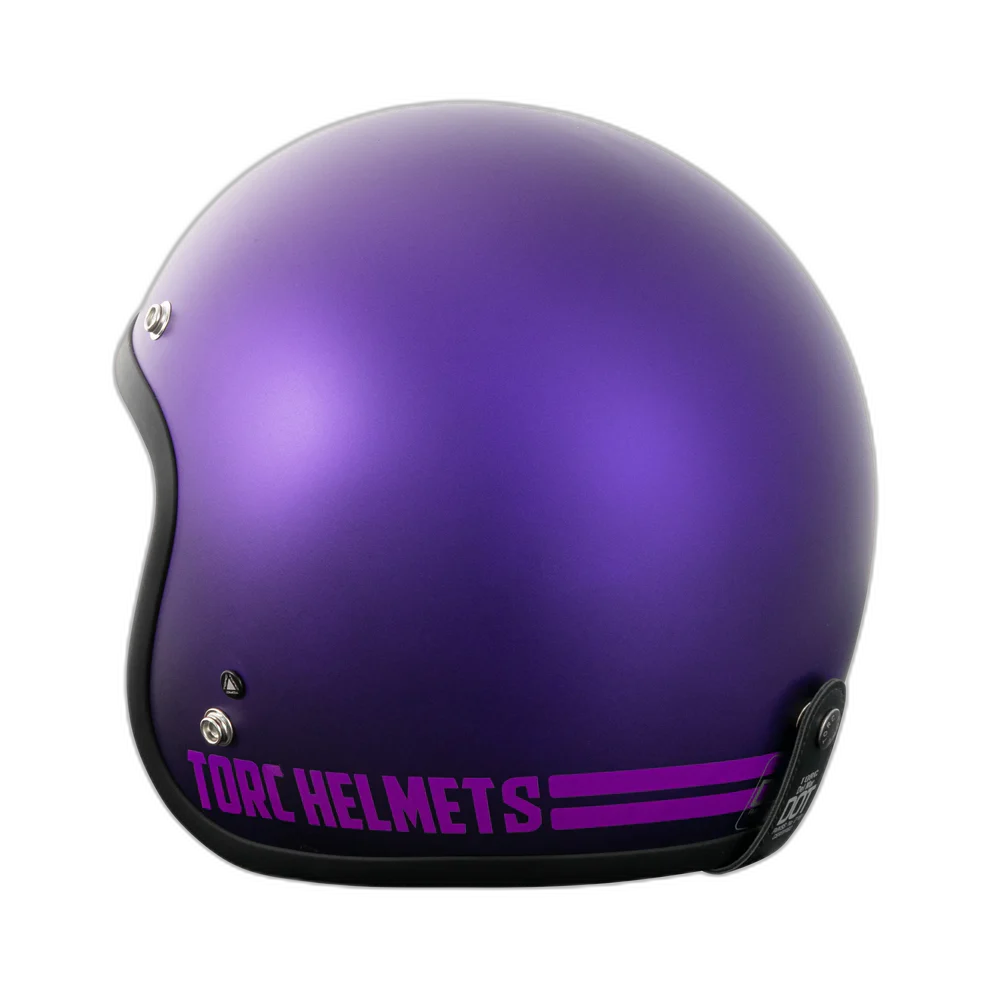 Casco Torc 3/4 Del Mar Morado Iridicente