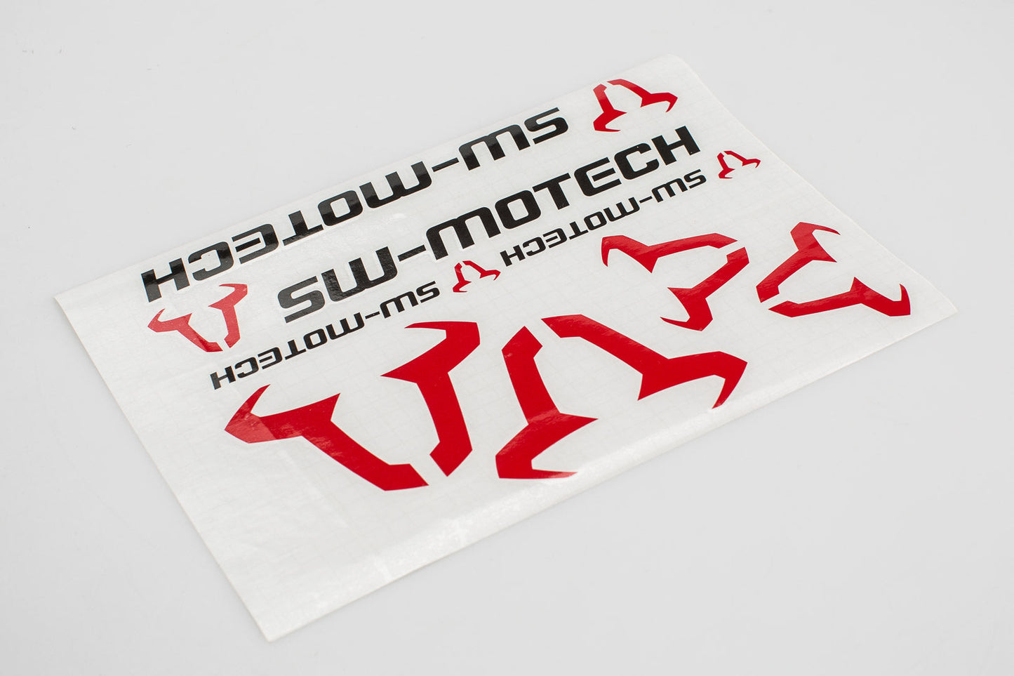 SW-MOTECH Juego de pegatinas de SW-MOTECH 310x260 mm. Cabeza de toro: rojo SW-MOTECH: negro