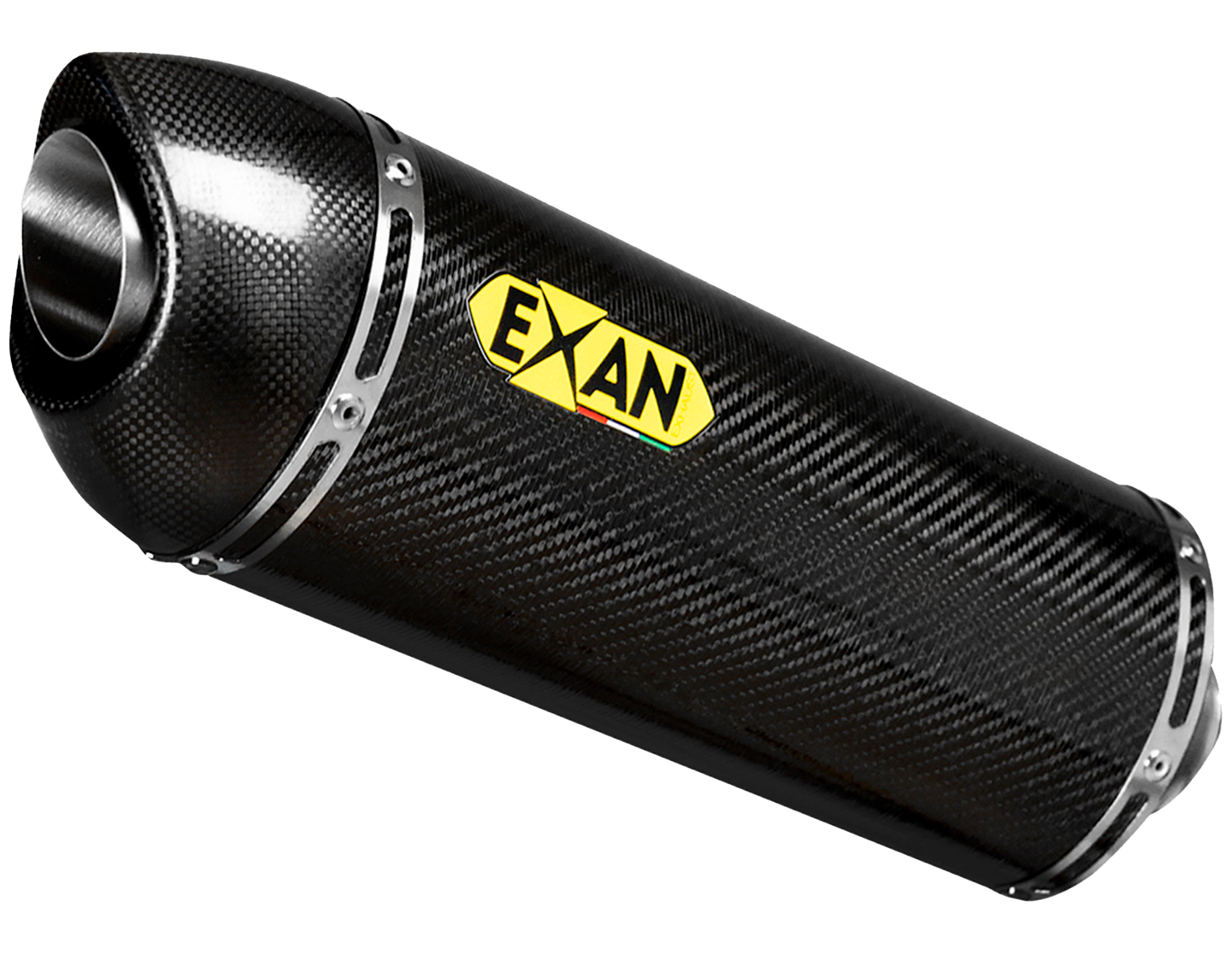 Escapes Exan Oval Tapa de Carbono para motos BMW R1250 gs/ adv, R1200 gs/adventure