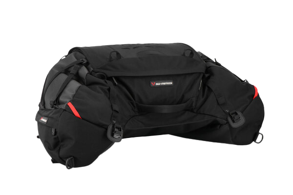 Bolsa trasera PRO Cargobag. 1680D Nailon ballistic. Negro/Antracita. 50 l.