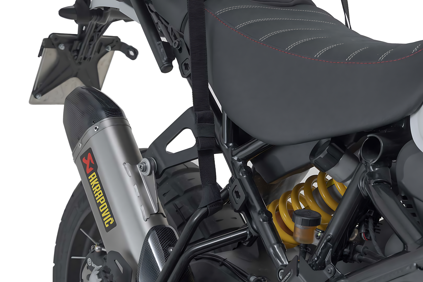 Bolsa trasera Drybag 600 60 l. Impermeable. Gris/Negro.