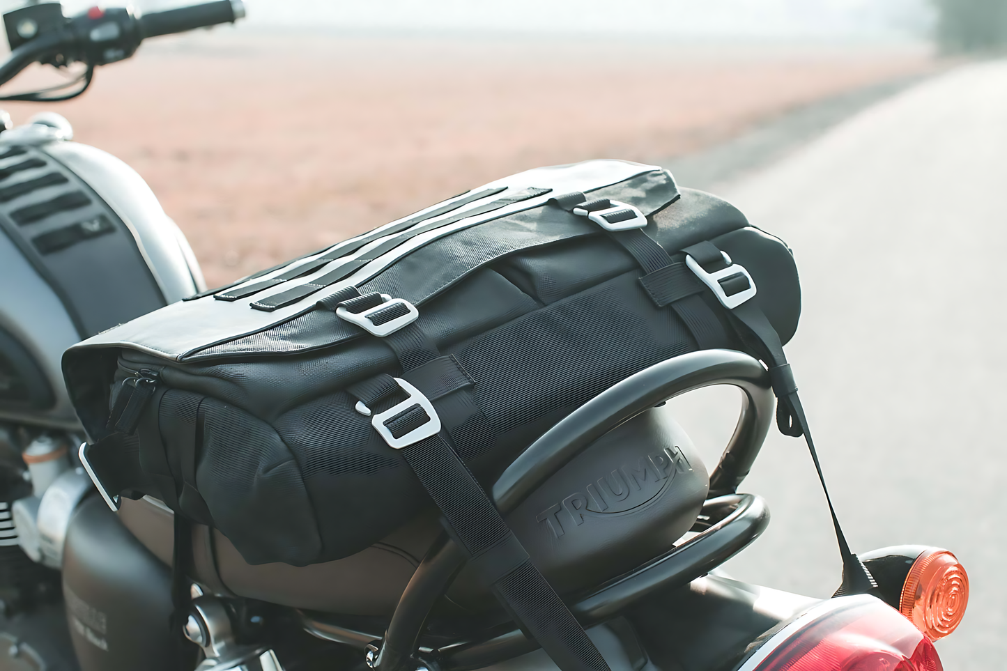 Juego de correas Legend Gear bolsa mensajero LR3. 4 correas de cinta. Sujeción a la motocicleta.