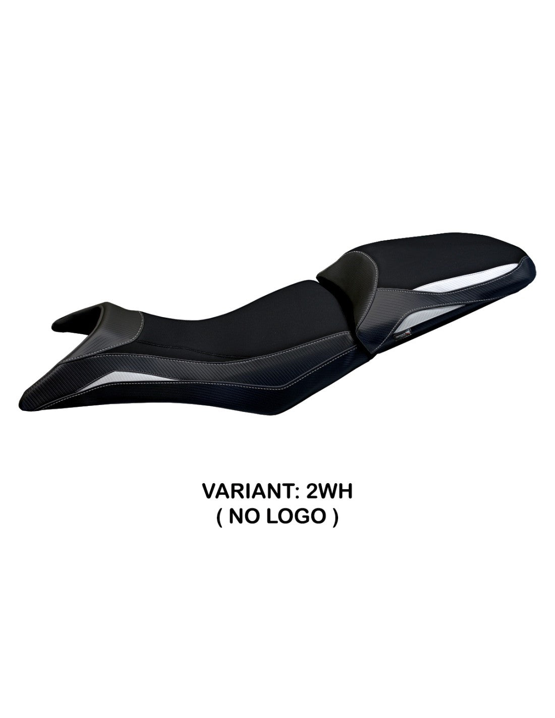 Funda de asiento compatible KTM 890 Adventure (21-24) Modelo Gelso, Color Blanco (NO INCLUYE ASIENTO)