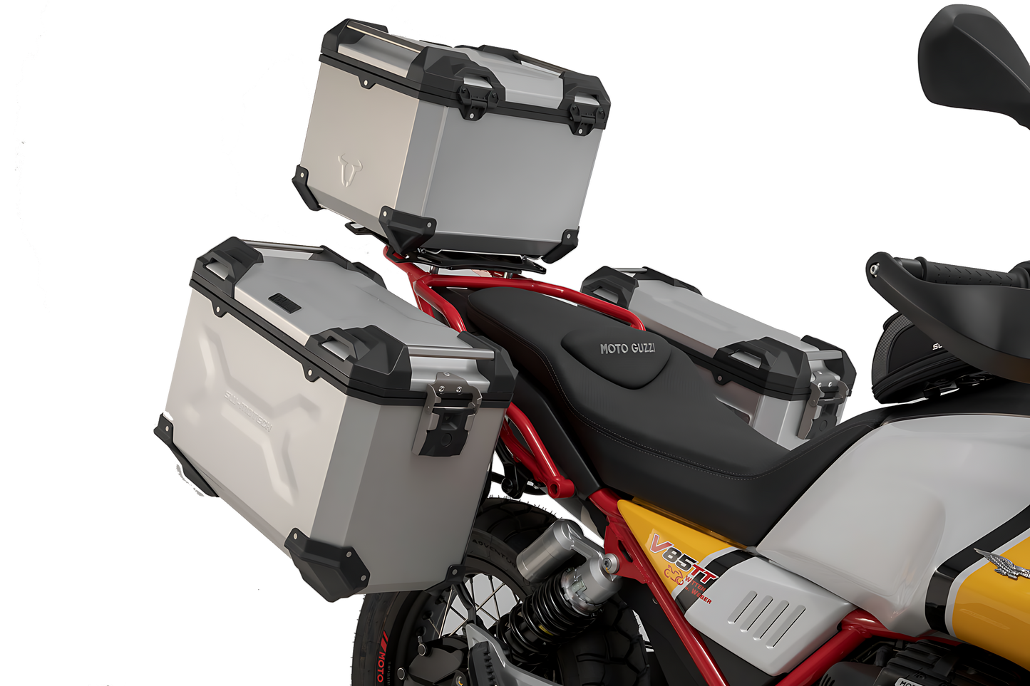 ADVENTURE-RACK Negro. Moto Guzzi V85 TT (19-23).