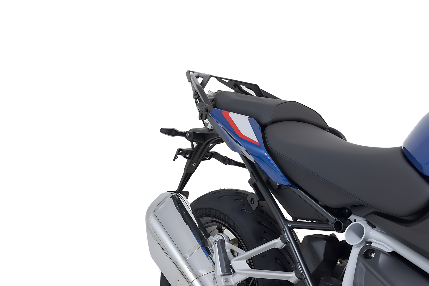 Soportes laterales EVO Negro. BMW R 1200 R/RS (14-18), R 1250 R/RS (18-).