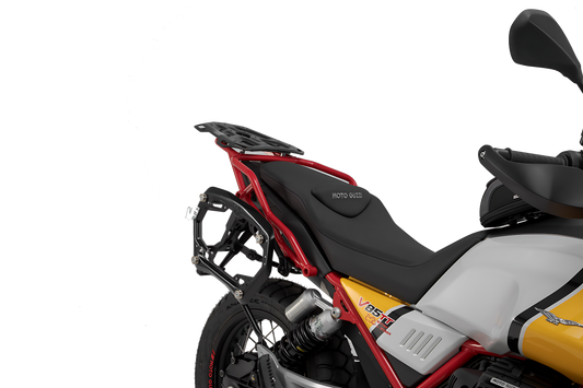 Soporte lateral PRO Negro. Moto Guzzi V85 TT (19-23).