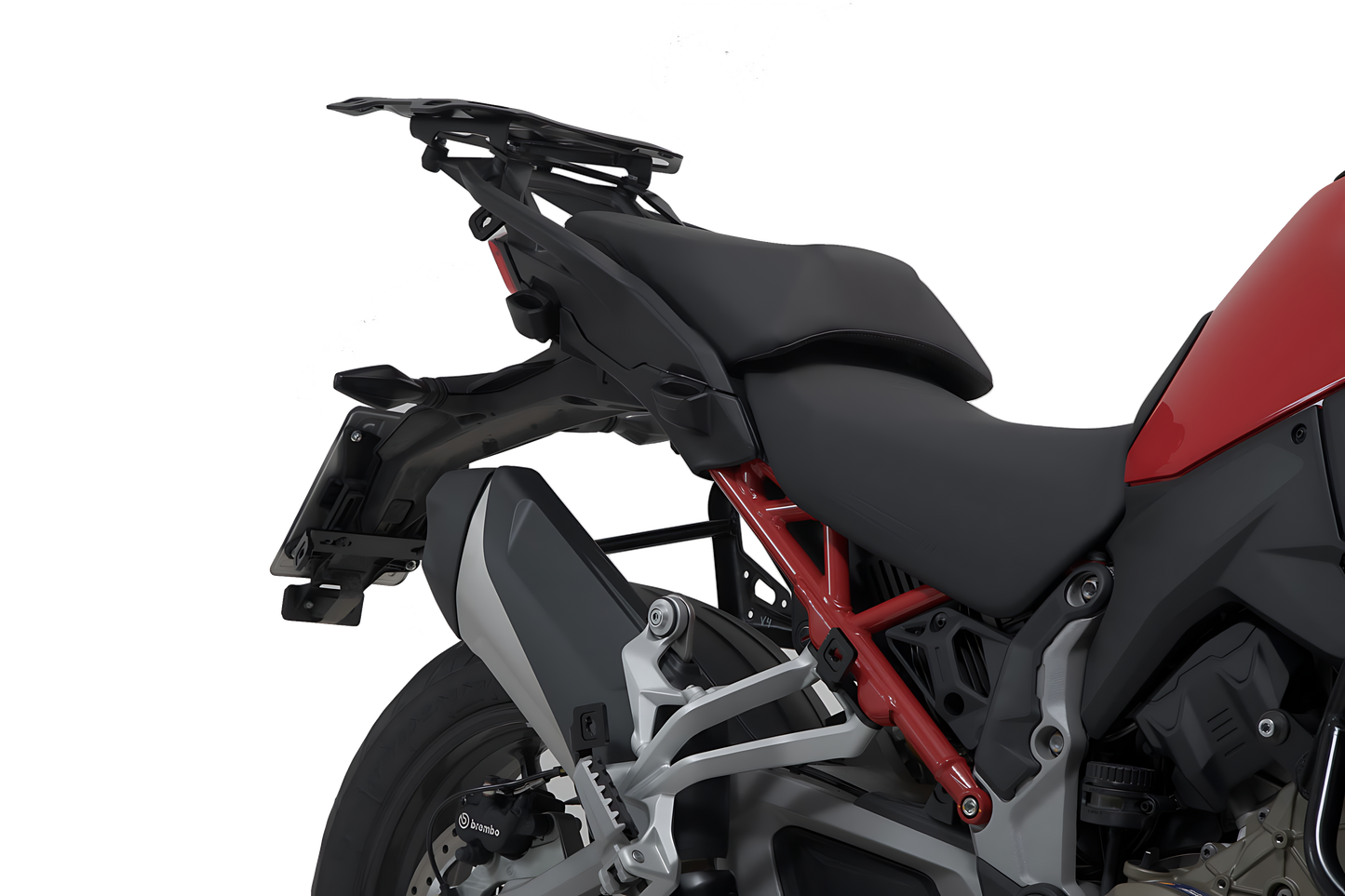 Soporte lateral PRO Negro. Ducati Multistrada V 4 (20-).