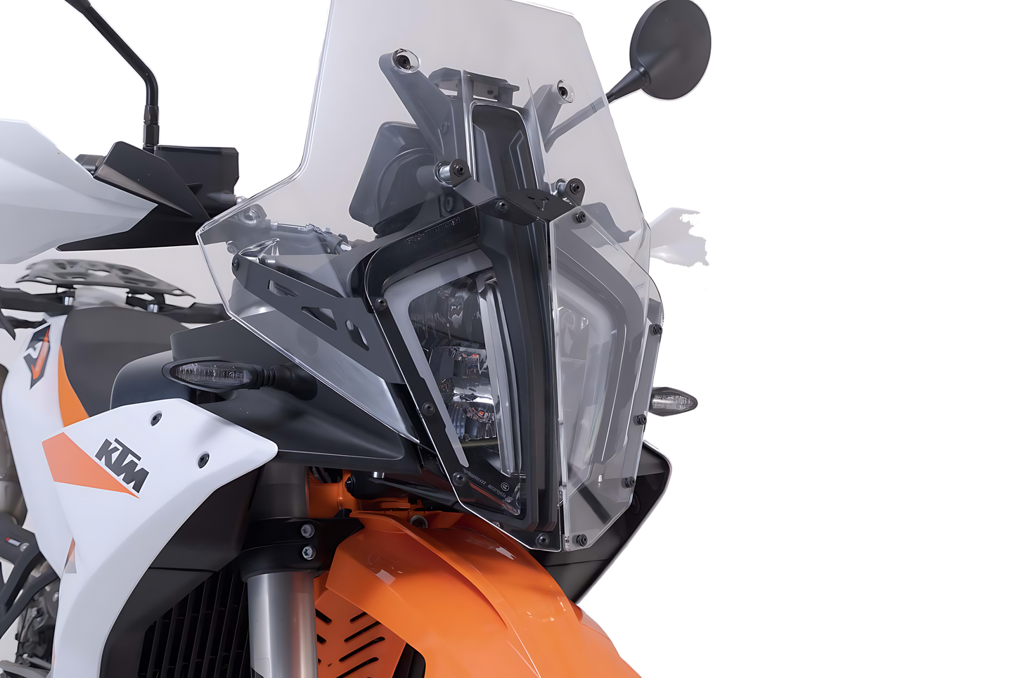 Protección de faros Soporte con embellecedor. KTM 890 Adv. R (22-).