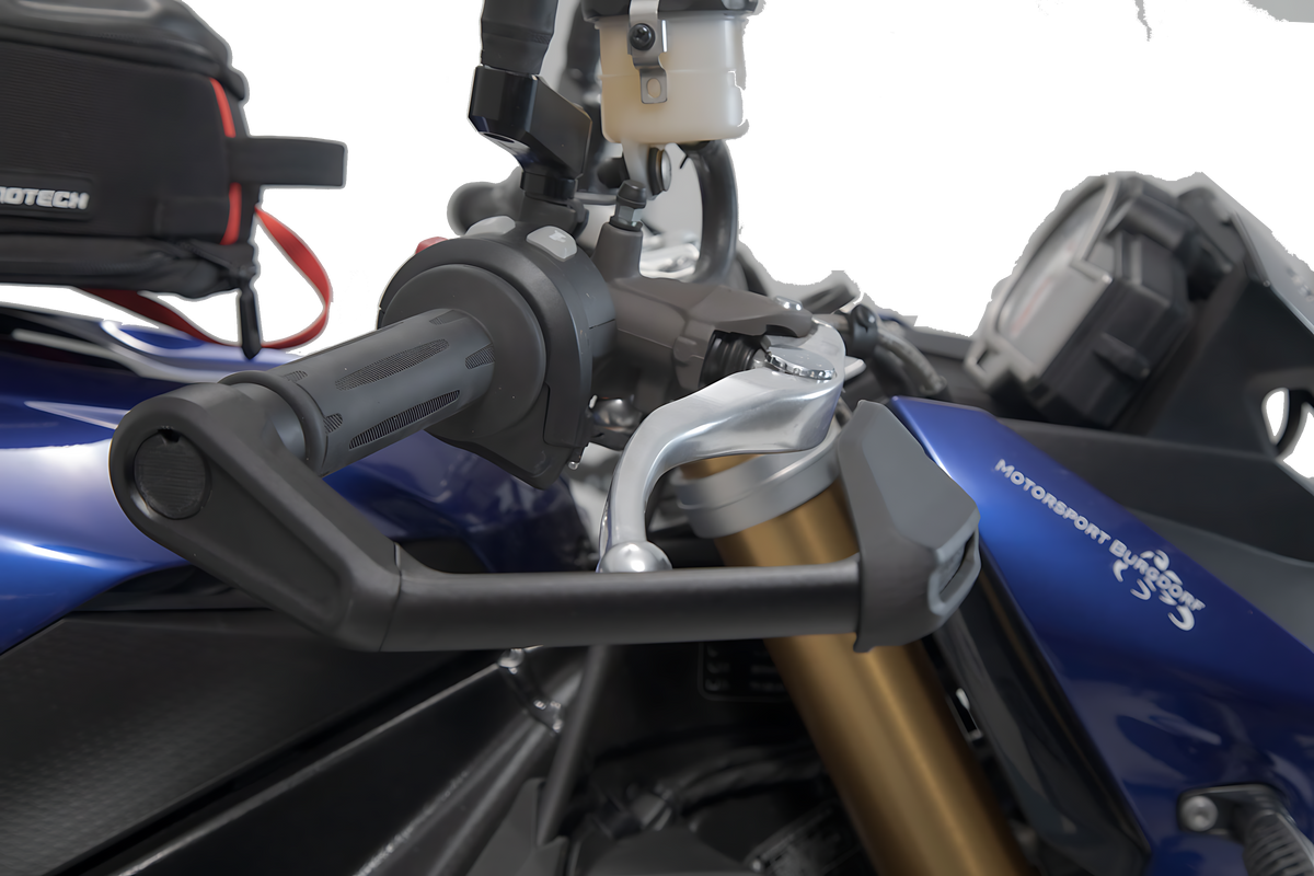 Protectores de maneta con deflector de aire Negro. BMW S 1000 R (16-), R nineT / Pure (20-).