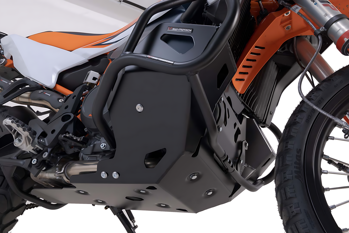 Protección del motor Negro. KTM 790 Adv/R, 890 Adv/R.