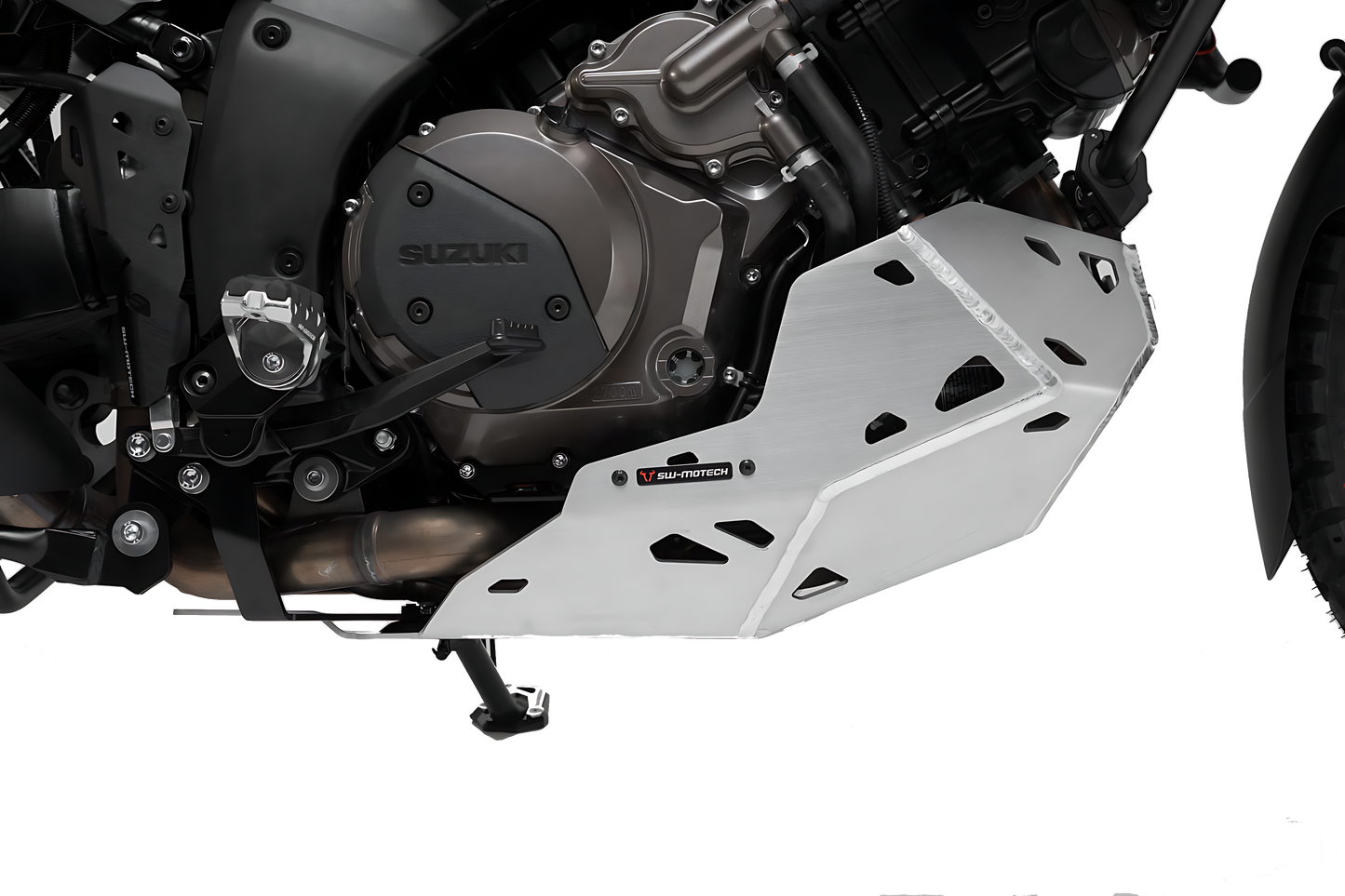 Protector de motor Plateado. Suzuki V-Strom 1050 (19-).