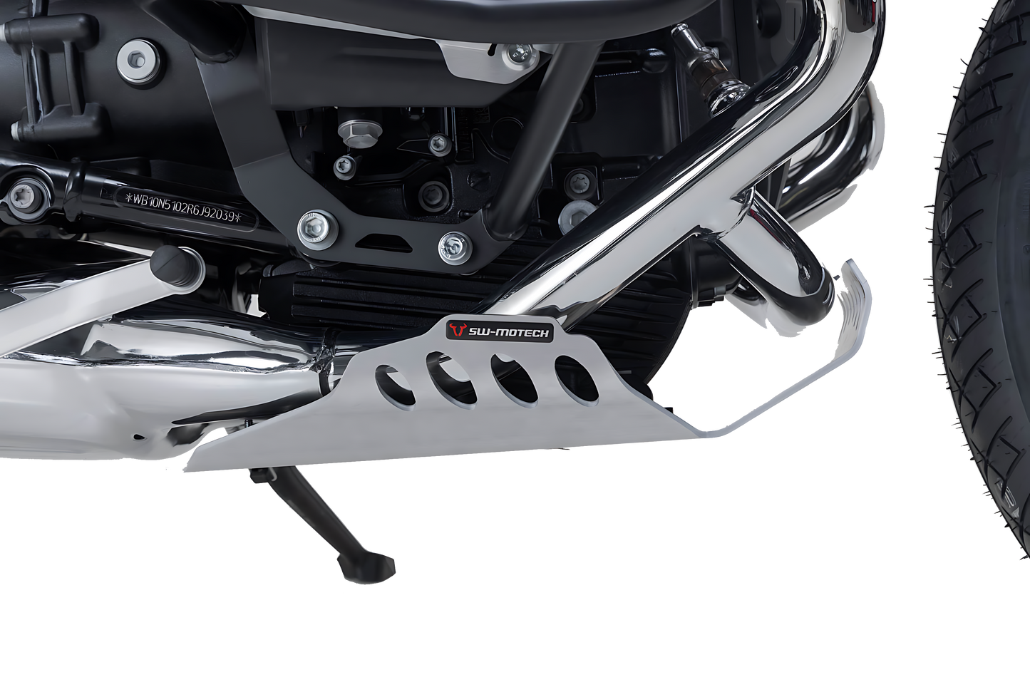 Protectores de motor Plateado. BMW R12 / R12 nineT (23-).
