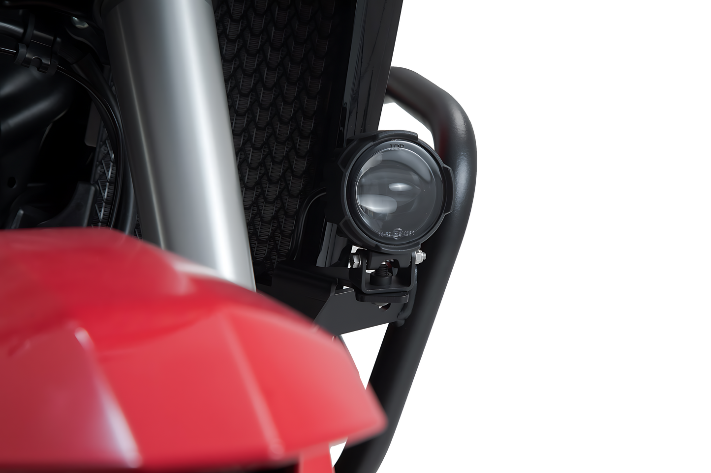 Soporte para faros Negro. Honda CRF1000L/CRF1100L con prot. lateral.
