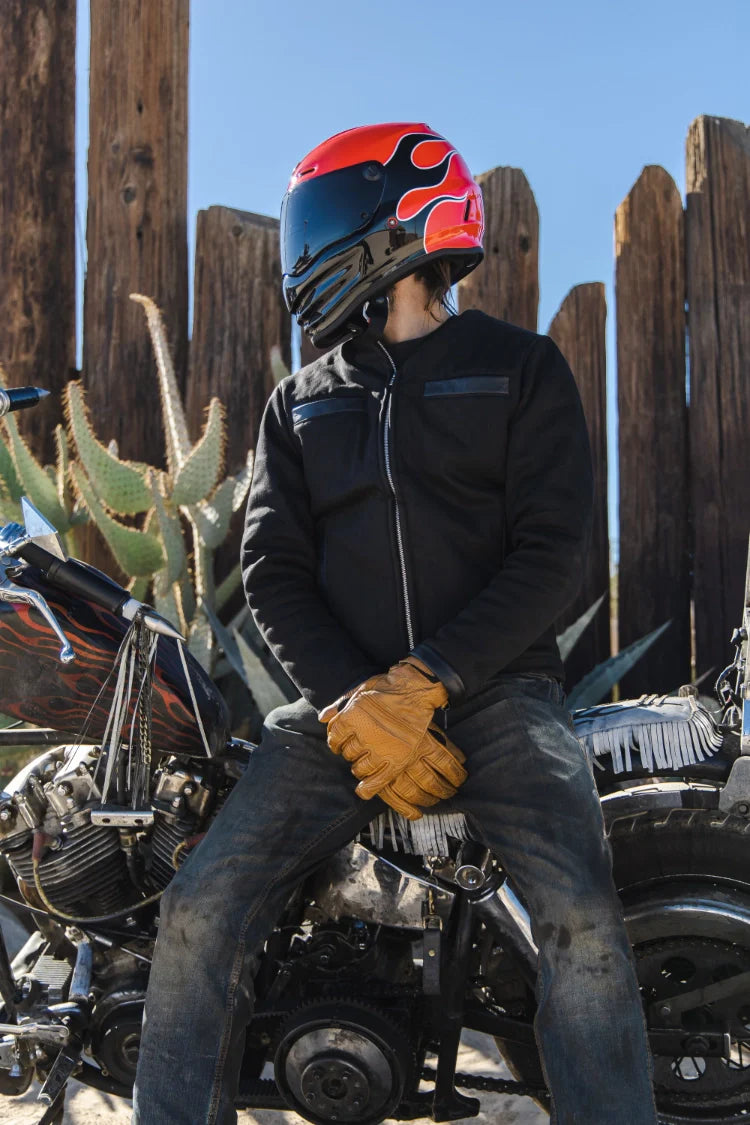 Casco Torc Pomona Fuego Rojo/Negro