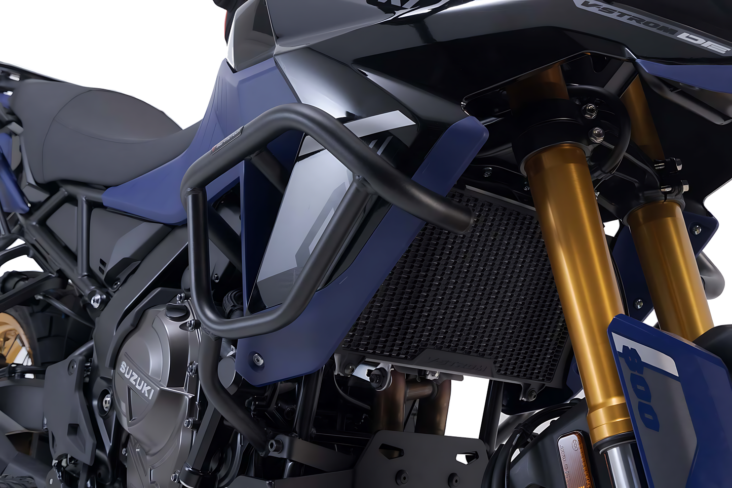 Protecciones laterales de motor Negro. Suzuki V-Strom 800 / 800DE (22-).