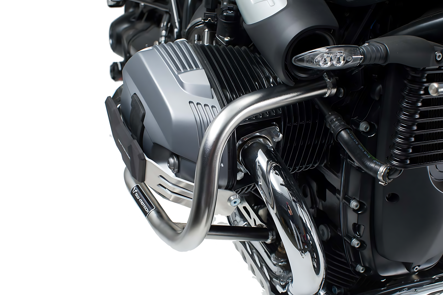 Protecciones laterales de motor Acero inoxidable. Modelos BMW R nineT (14-).